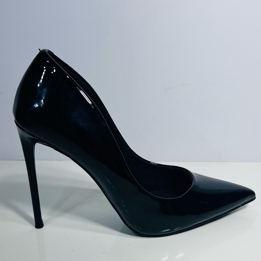 STEVE MADDEN VALANALA BLACK HEELS - Picture 2 of 7